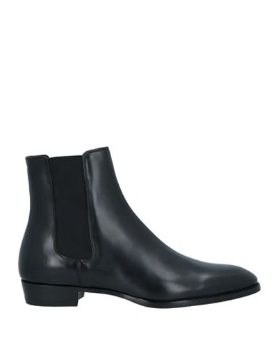 Celine Man Ankle Boots Black Size 10 Calfskin