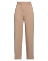 BARRIE BARRIE WOMAN PANTS SAND SIZE L CASHMERE