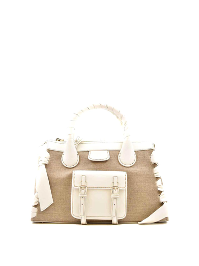 Chloé Leather Bag In White