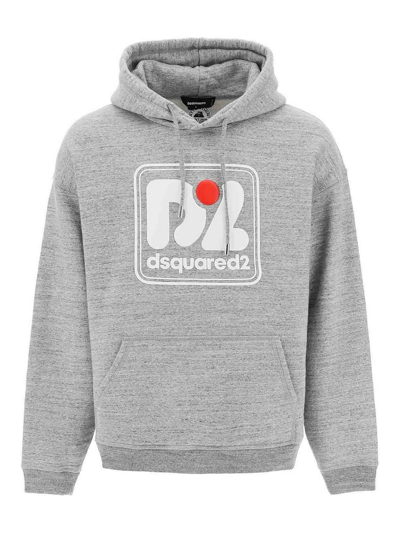 Dsquared2 Cotton Sweatshirt In Grey