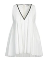 Brunello Cucinelli Woman Top White Size Xs Cotton, Brass In White