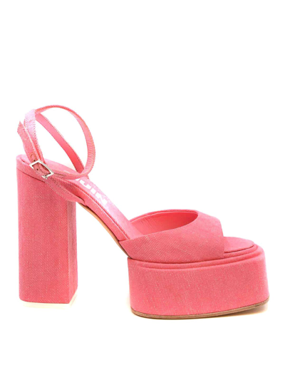 3juin Pink Sandals In Rosado