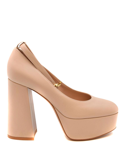 GIANVITO ROSSI LEATHER PUMPS