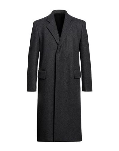 Diomene Man Coat Lead Size 38 Virgin Wool In Grey