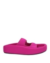Mm6 Maison Margiela Platform Sandals In Pink