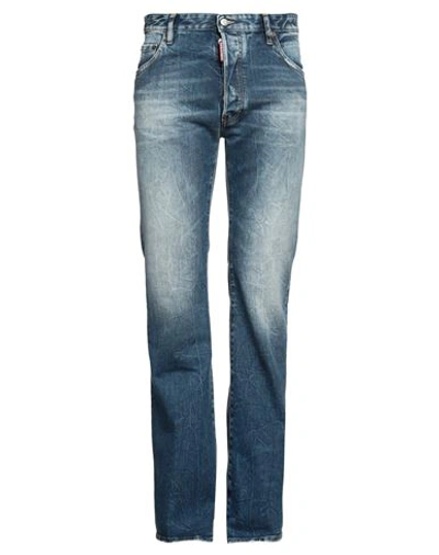 Dsquared2 Man Jeans Blue Size 30 Cotton, Elastane