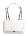 Armani Exchange Woman Handbag White Size - Polyester, Polyurethane