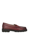 Weejuns® By G.h. Bass & Co Weejuns By G. H. Bass & Co Man Loafers Burgundy Size 8 Leather In Red