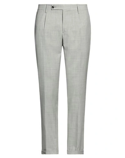 Barba Napoli Man Pants Light Grey Size 38 Virgin Wool