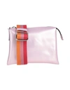 Gum Design Woman Cross-body Bag White Size - Rubber In Pink