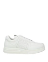 Givenchy Man Sneakers White Size 13 Calfskin In White
