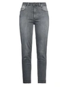 Liu •jo Woman Jeans Grey Size 28w-28l Cotton, Elastane In Grey