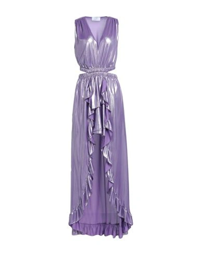 Soallure Woman Maxi Dress Light Purple Size 8 Polyester