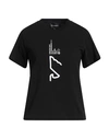 Emporio Armani Graphic-embroidery Logo-print T-shirt In Black