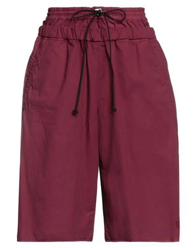 N°21 Woman Shorts & Bermuda Shorts Mauve Size Xxl Cotton In Purple