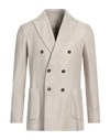 Circolo 1901 Man Blazer Beige Size 42 Linen