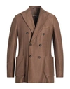 Circolo 1901 Man Blazer Brown Size 42 Linen