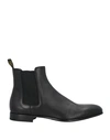 Doucal's Man Ankle Boots Black Size 12.5 Calfskin