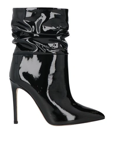 Paris Texas Woman Ankle Boots Black Size 9 Leather