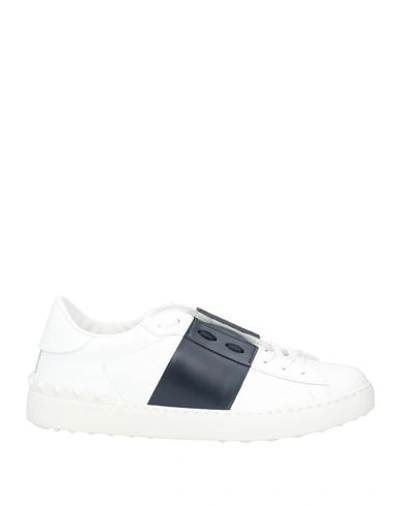 Valentino Garavani Man Sneakers White Size 7.5 Leather
