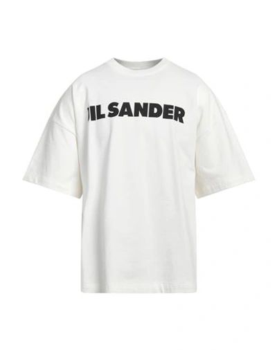 JIL SANDER JIL SANDER MAN T-SHIRT WHITE SIZE L COTTON