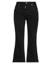 Dsquared2 Woman Jeans Black Size 2 Cotton, Elastane