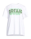 Ganni Short Sleeve Relaxed Dream T-shirt In White