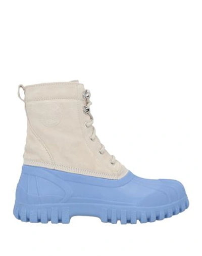 Diemme Woman Ankle Boots Light Blue Size 6 Leather, Rubber
