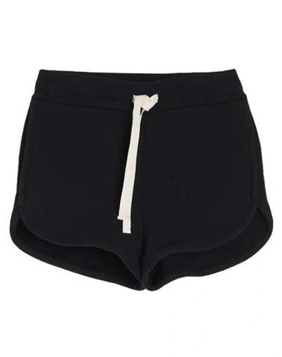 Jil Sander + Woman Shorts & Bermuda Shorts Black Size M Cotton