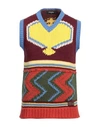 Dsquared2 Man Sweater Burgundy Size L Wool, Acrylic, Alpaca Wool In Red