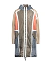 Dsquared2 Man Overcoat Khaki Size 42 Polyamide In Beige
