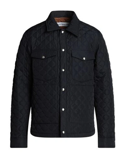 Department Five Department 5 Man Jacket Midnight Blue Size L Polyamide In Black