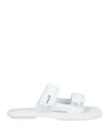 PREMIATA PREMIATA WOMAN SANDALS WHITE SIZE 8 LEATHER