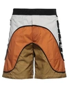 DSQUARED2 DSQUARED2 MAN SHORTS & BERMUDA SHORTS GREY SIZE 32 POLYAMIDE