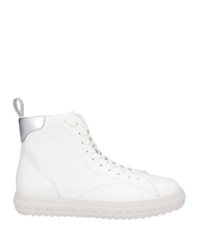 Michael Michael Kors Woman Sneakers White Size 7 Bovine Leather