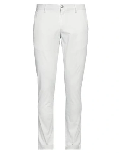 Michael Kors Mens Man Pants Light Grey Size 34w-32l Cotton, Elastane