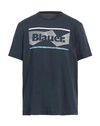 Blauer Man T-shirt Midnight Blue Size Xl Cotton