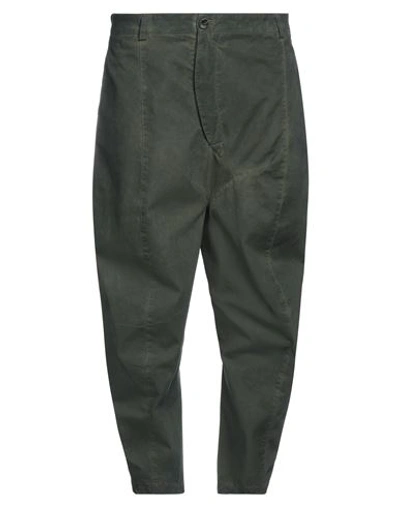 Marc Point Man Pants Dark Green Size 38 Cotton, Elastane