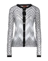 Missoni Woman Cardigan Black Size 8 Polyamide In Black