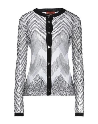 Missoni Woman Cardigan Black Size 8 Polyamide