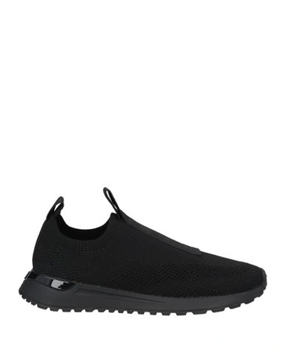 Michael Michael Kors Woman Sneakers Black Size 8.5 Textile Fibers