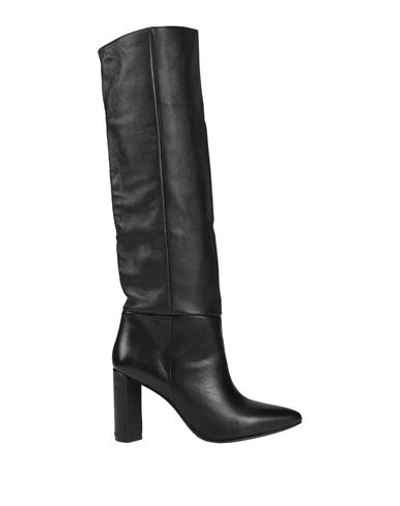 L'arianna Woman Boot Black Size 7 Leather
