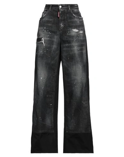 Dsquared2 Woman Jeans Black Size 8 Cotton, Elastane, Polyester