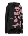 Dsquared2 Woman Sweatshirt Black Size L Cotton In Black