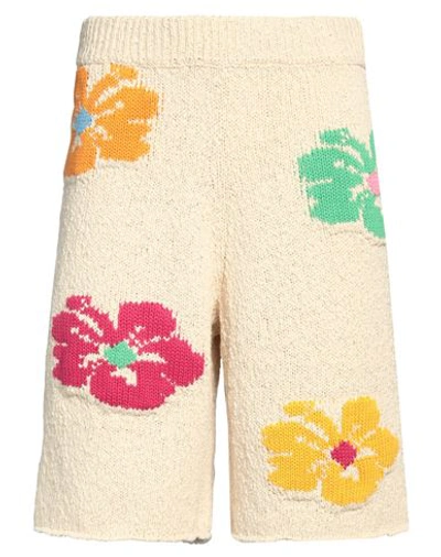 Dsquared2 Man Shorts & Bermuda Shorts Beige Size L Cotton