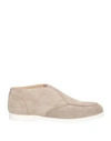 Doucal's Woman Ankle Boots Beige Size 5 Leather