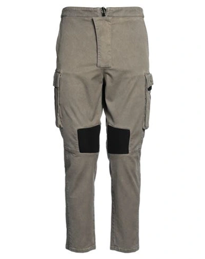Balmain Cargo Tapered Khaki Cotton & Mesh Pants In Brown