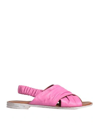 Bueno Woman Sandals Pink Size 10 Leather