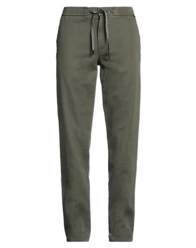 Mmx Man Pants Military Green Size 35w-34l Cotton, Elastane