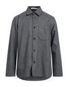 NORSE PROJECTS NORSE PROJECTS MAN SHIRT LEAD SIZE XL WOOL, POLYAMIDE